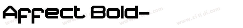 Affect Bold字体转换
